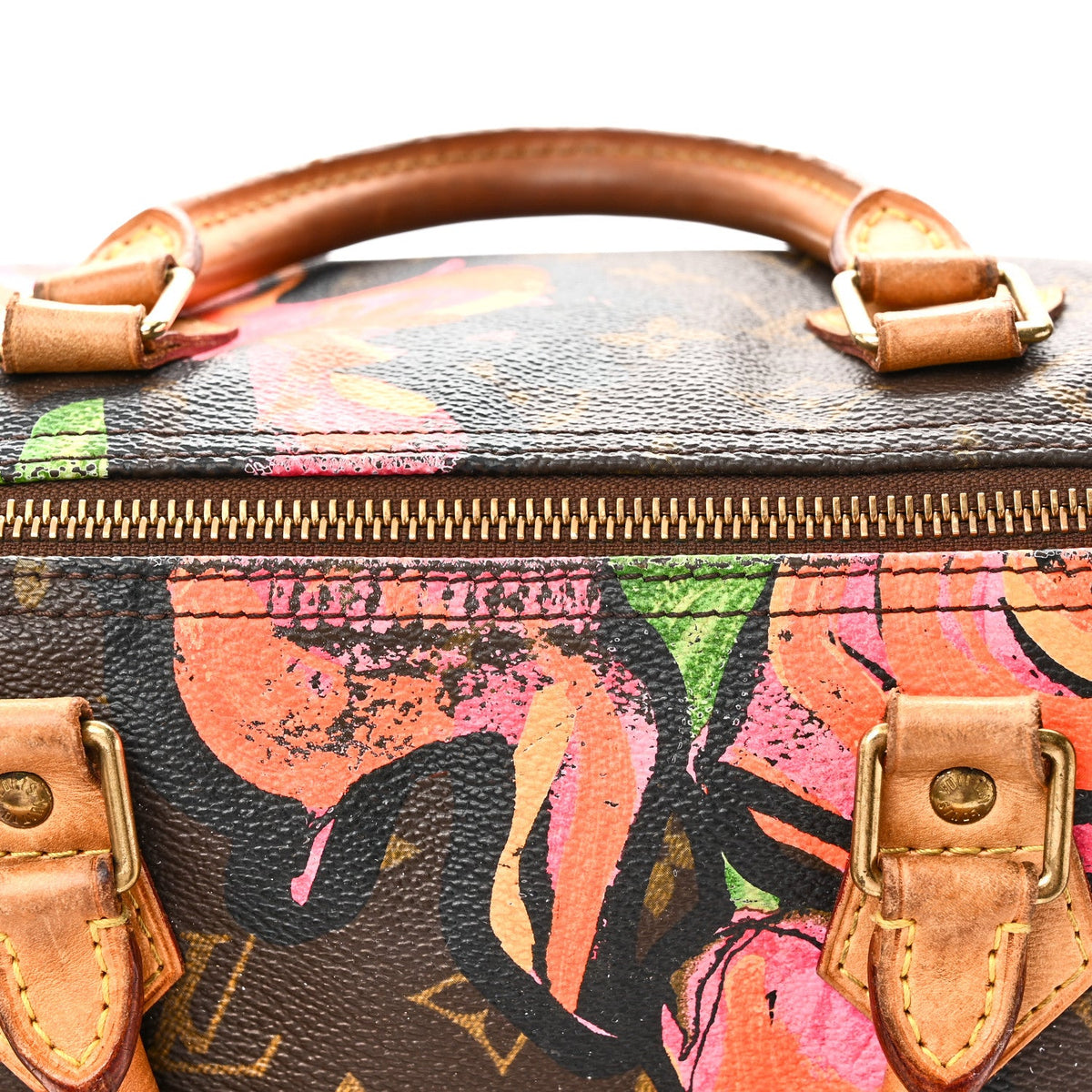Monogram Roses Speedy 30 Handbag