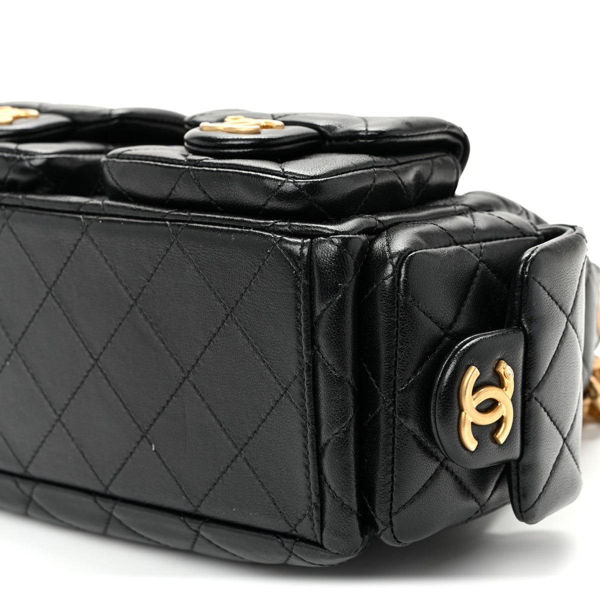 Quilted Lambskin Hobo Bag