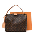 Louis Vuitton Monogram Graceful PM Shoulder Bag Brown