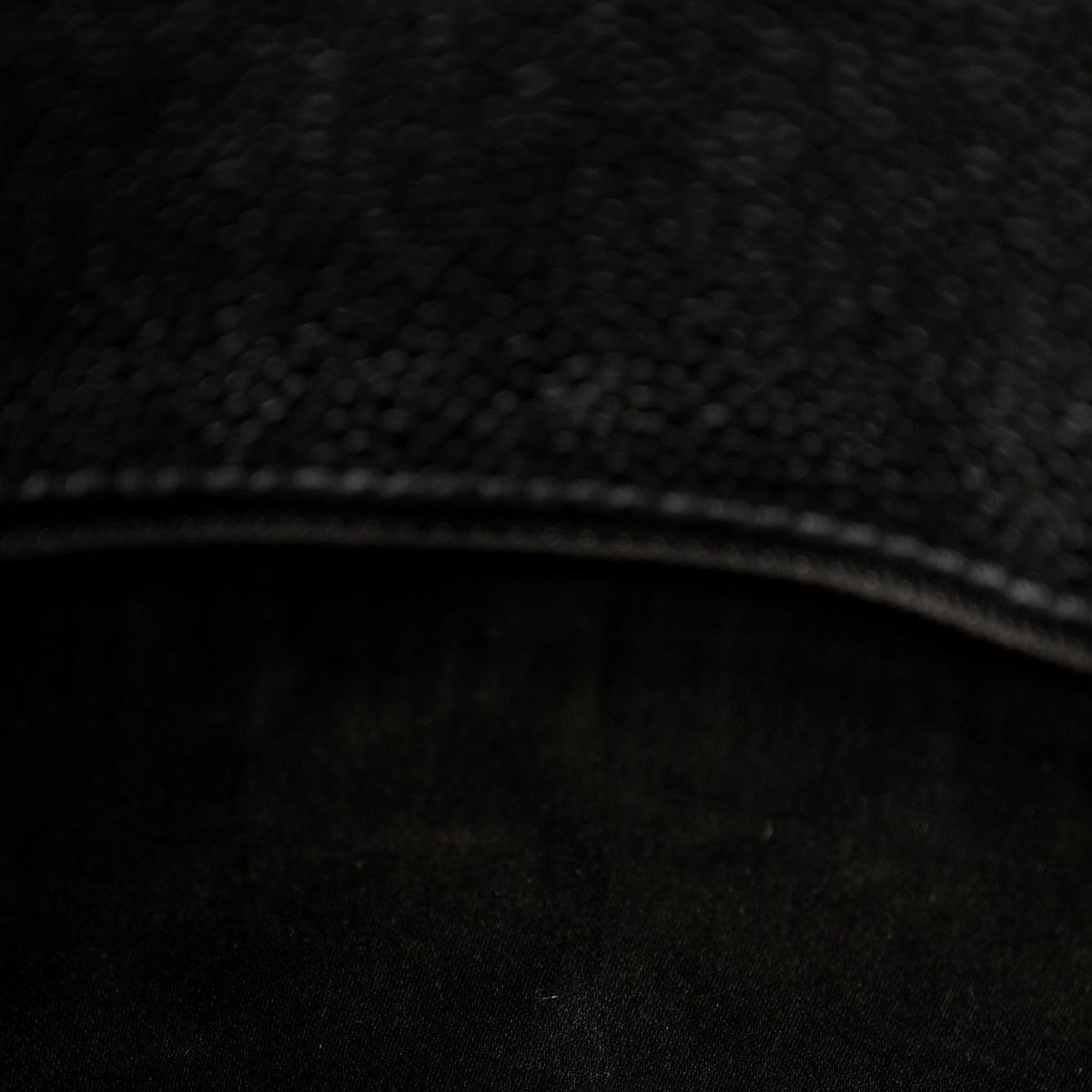 Quilted Caviar Tote Bag