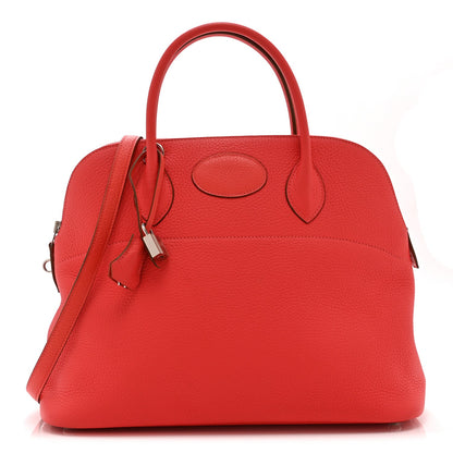 Taurillon Clemence Bolide 35 Rouge Pivoi Handbag