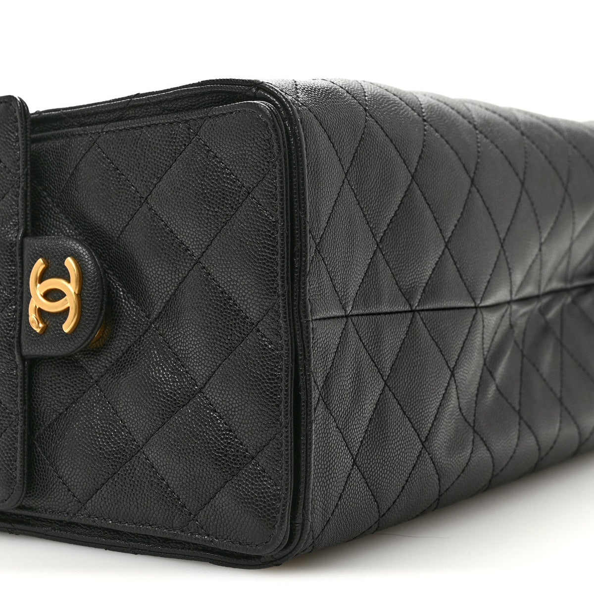 Medium Quilted Caviar Handbag
