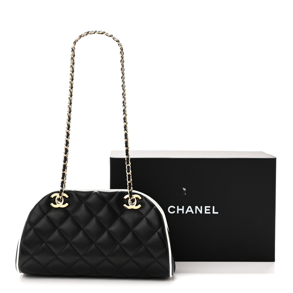 Quilted Lambskin Clutch Bag