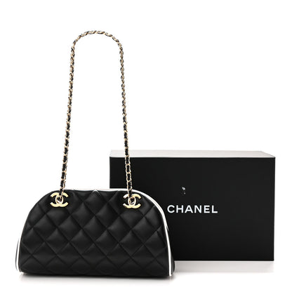 Quilted Lambskin Clutch Bag