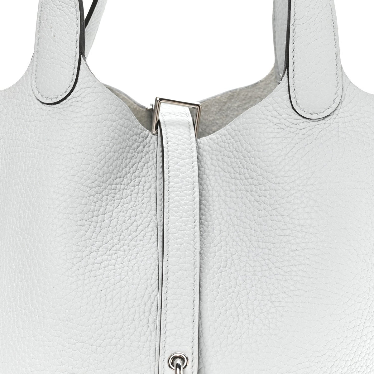 Taurillon Clemence Picotin Lock 18 Pm Bl Handbag
