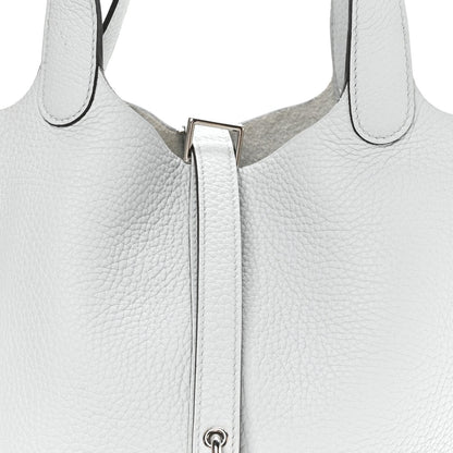 Taurillon Clemence Picotin Lock 18 Pm Bl Handbag