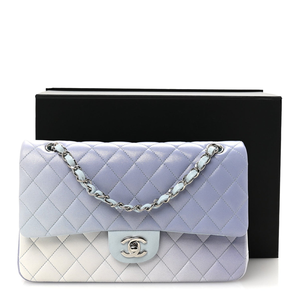 Medium Quilted Lambskin Flap Shoulder Bag