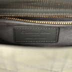 Christian Dior Patent Cannage Mini Lady Dior Grey Stone