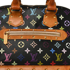 Louis Vuitton Monogram Multicolor Alma Bag Black