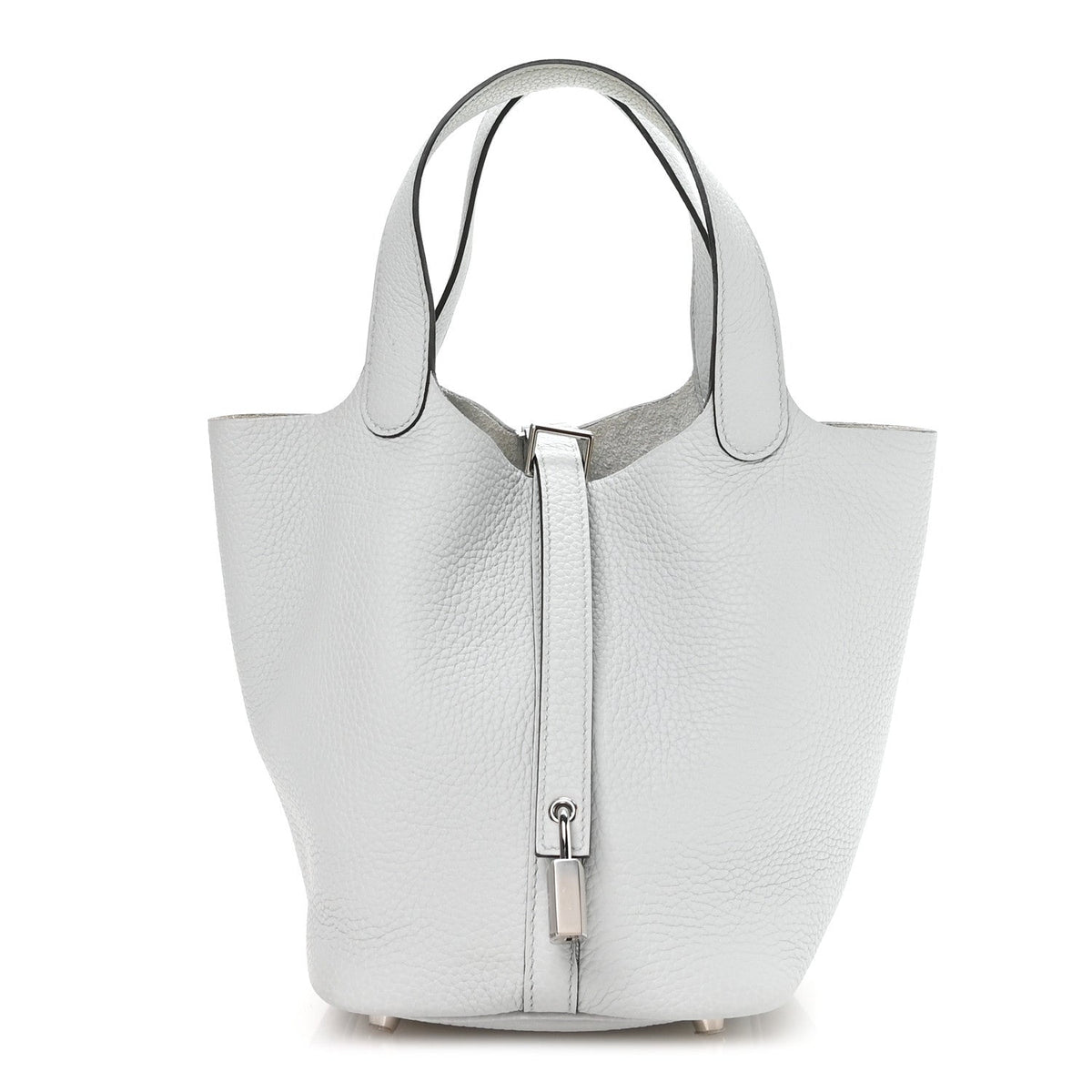 Taurillon Clemence Picotin Lock 18 Pm Bl Handbag
