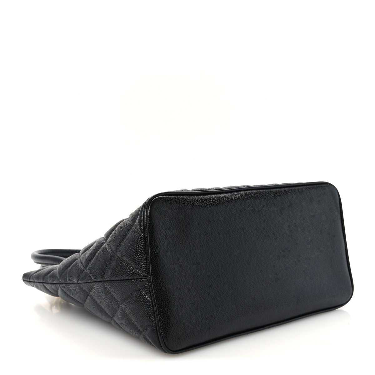Quilted Caviar Tote Bag