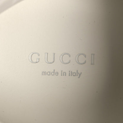 Gucci Calfskin Web Studded Women's Arrow Ace Sneakers 35.5 White