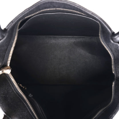 Quilted Caviar Tote Bag