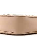 Saint Laurent Calfskin Matelasse Lou Camera Bag Dark Beige