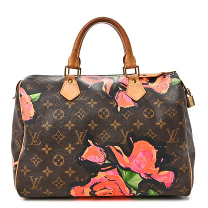 Monogram Roses Speedy 30 Handbag