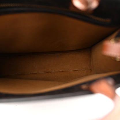 Small Calfskin Canvas Handbag