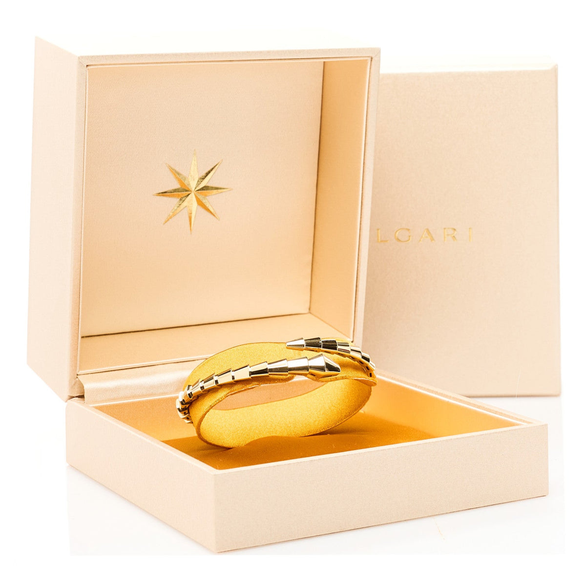 18K Yellow Gold Serpenti Viper Bracelet M
