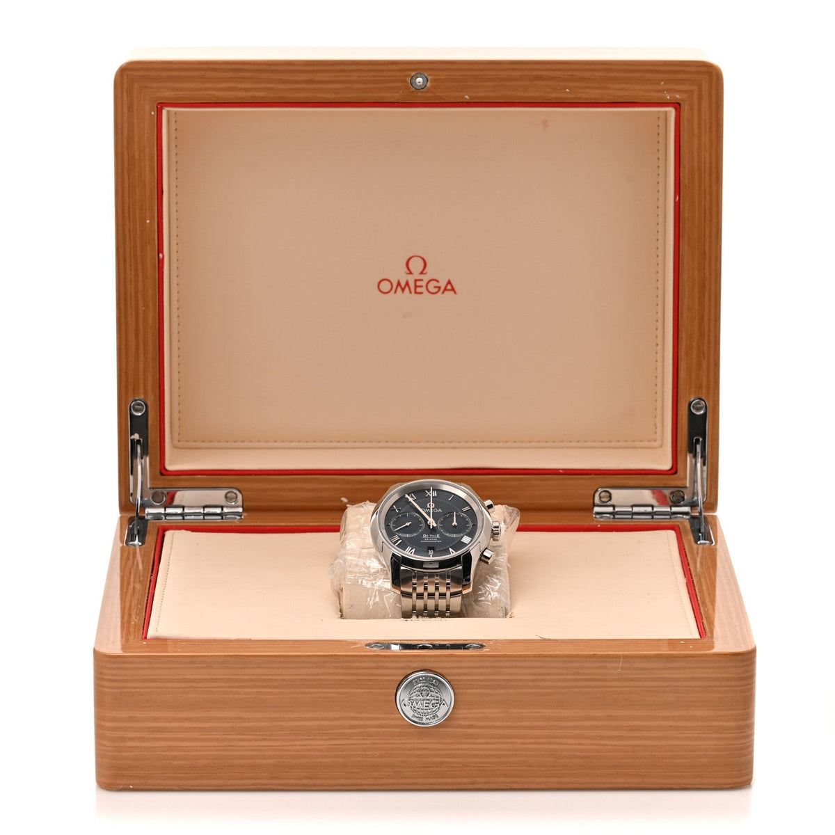 Omega Stainless Steel 42mm De Ville Watch Blue 431.10.42.51.03.001