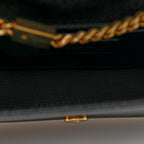 Saint Laurent Grain De Poudre Small Monogram Kate Satchel Black