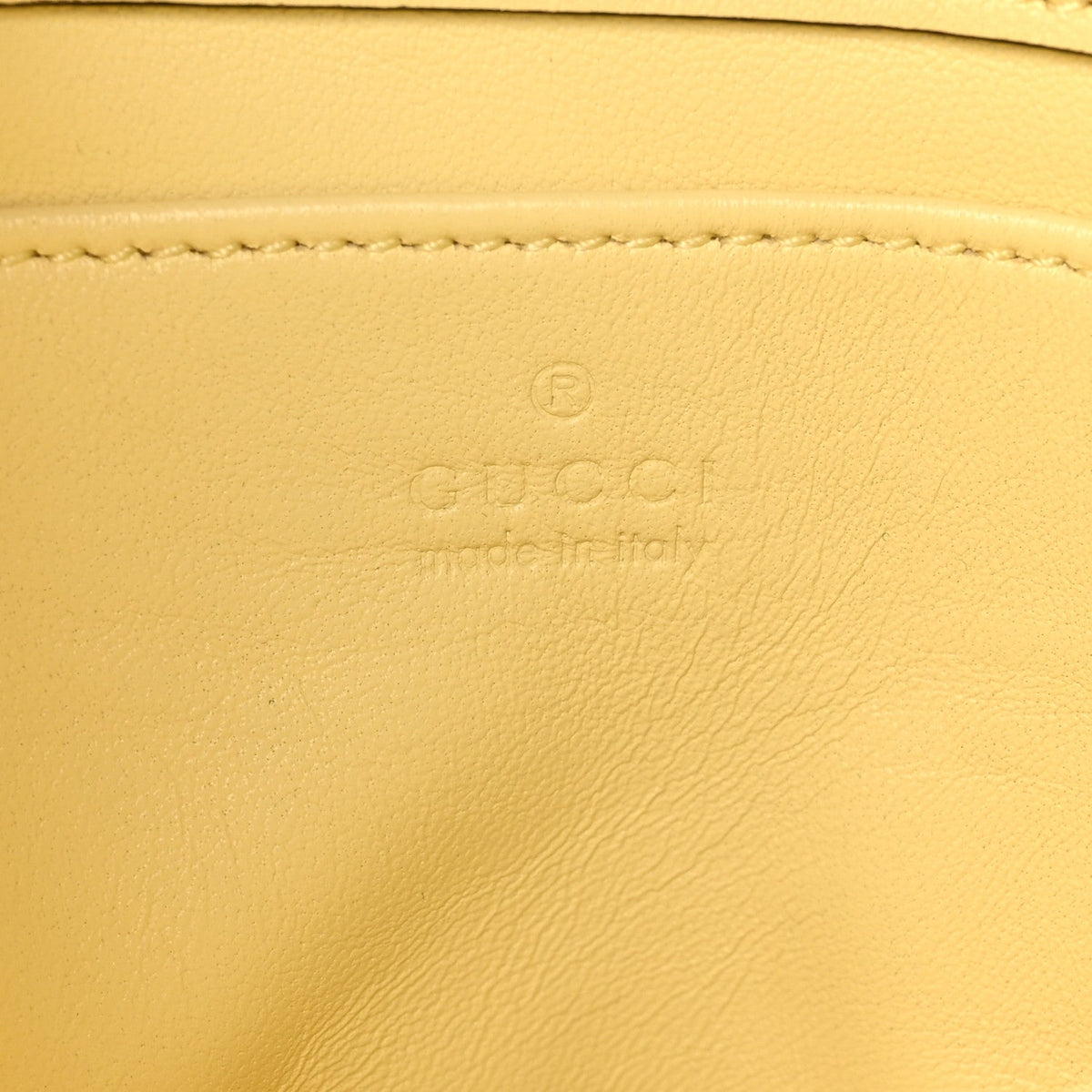 Gucci Calfskin Horsebit 1955 Aura Small Shoulder Bag Daylight Yellow