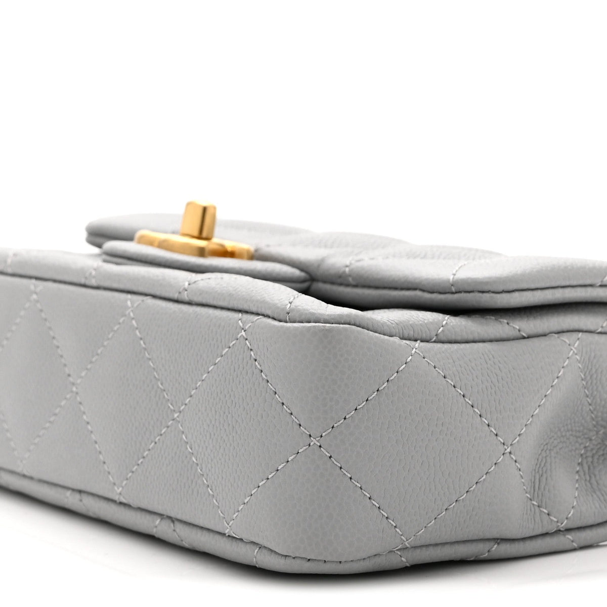 Mini Quilted Caviar Flap Shoulder Bag