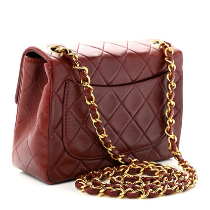 Mini Quilted Lambskin Flap Shoulder Bag