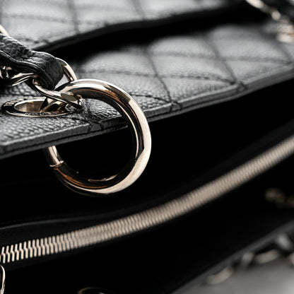 Quilted Caviar Tote Bag