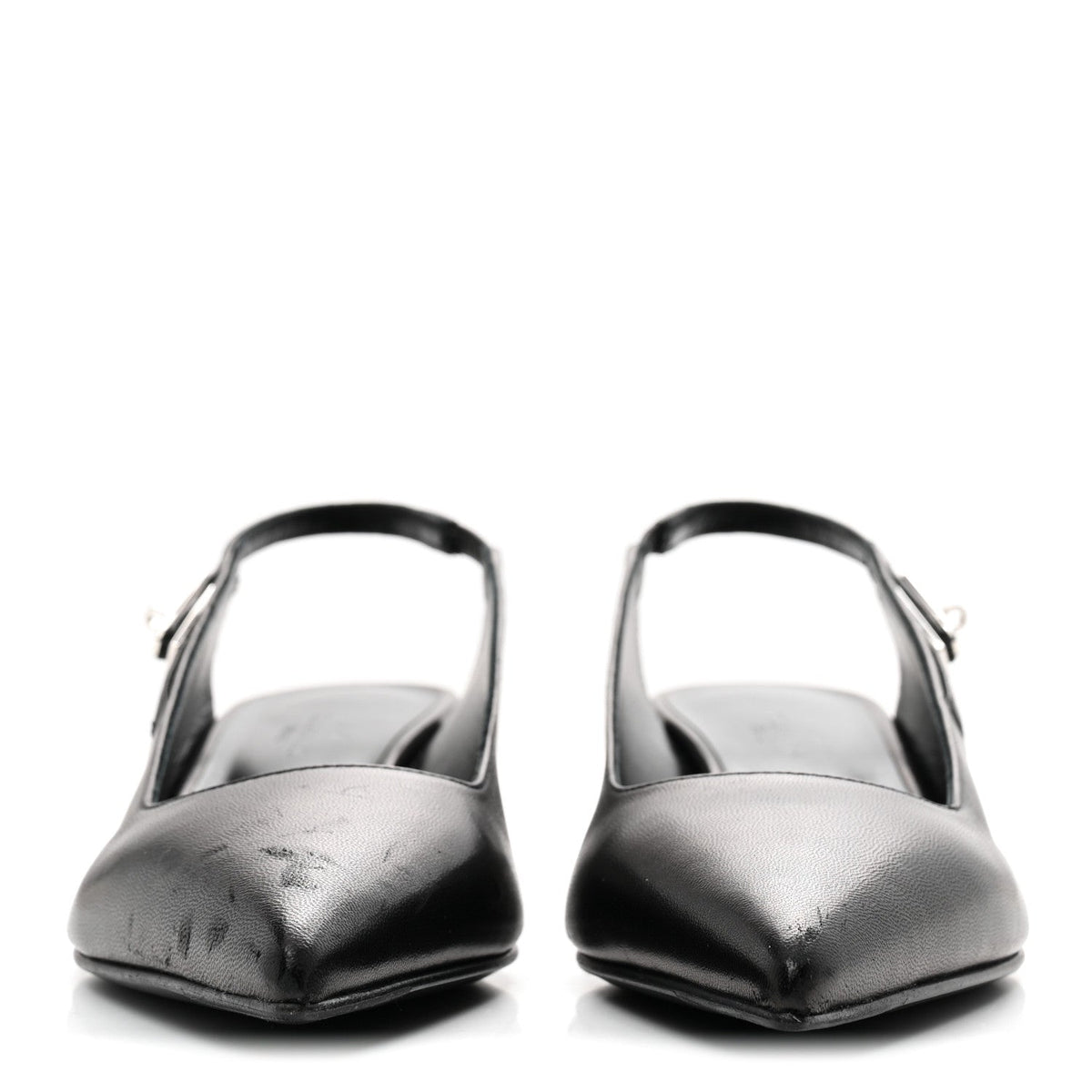 Hermes Nappa Women's Lover 40 Pumps 35.5 Black
