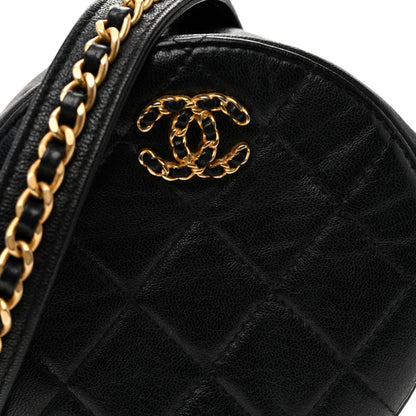 Quilted Goatskin Clutch Bag