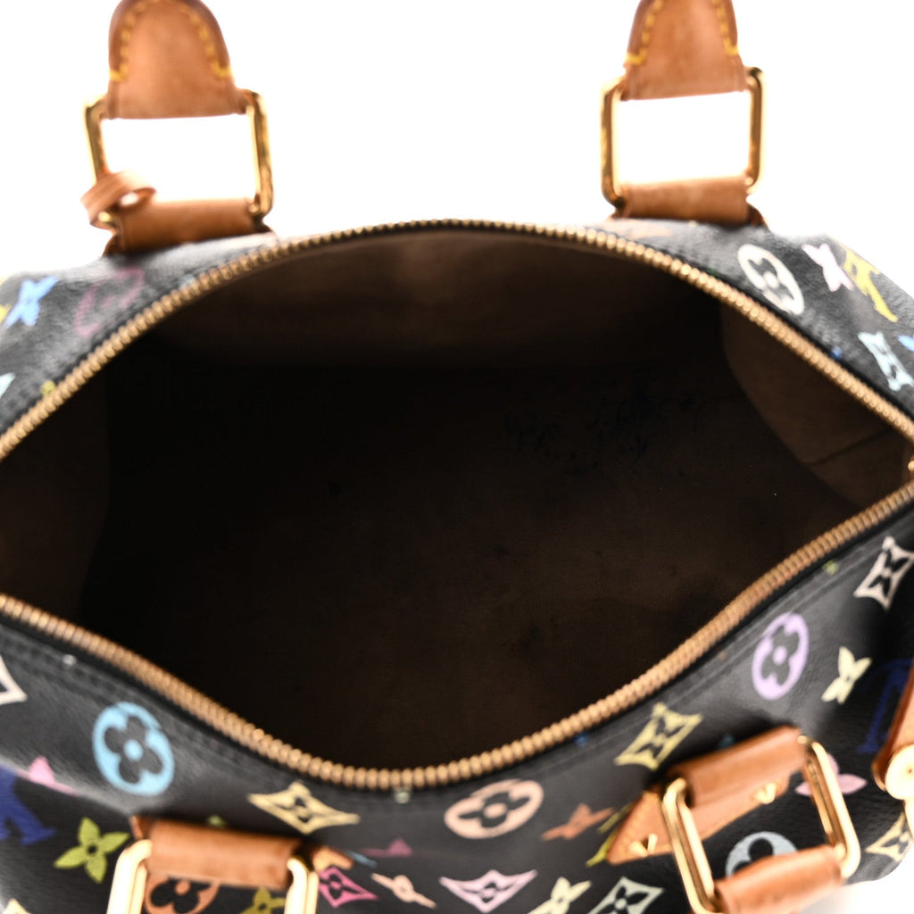 Louis Vuitton Monogram Multicolor Speedy 30 Black