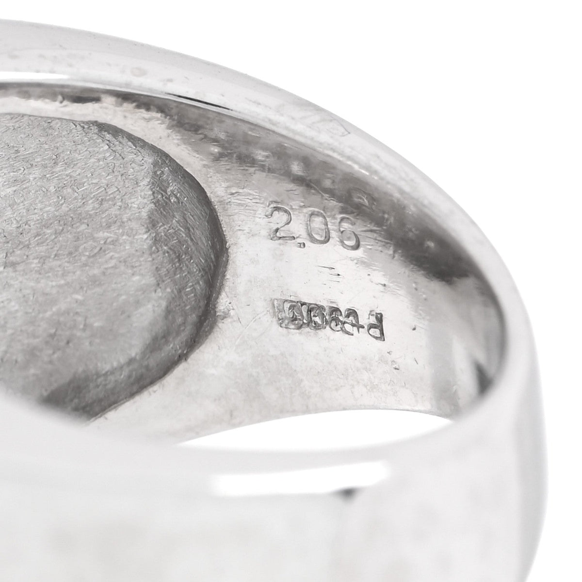 Parker & West by FASHIONPHILEPlatinum Diamond 2.06ctw Half Band Ring  52 6