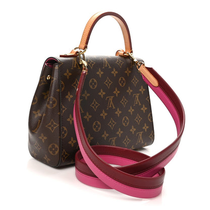 Monogram Cluny Bb Bordeaux Fuchsia Handbag
