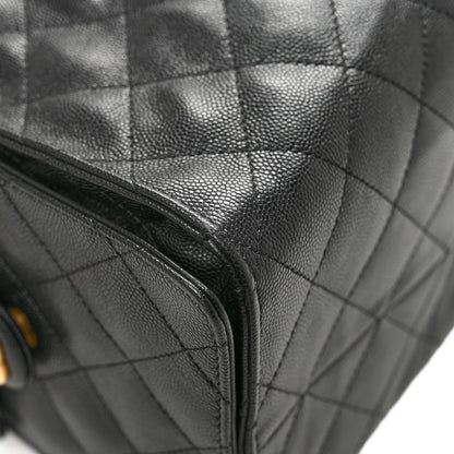 Medium Quilted Caviar Handbag