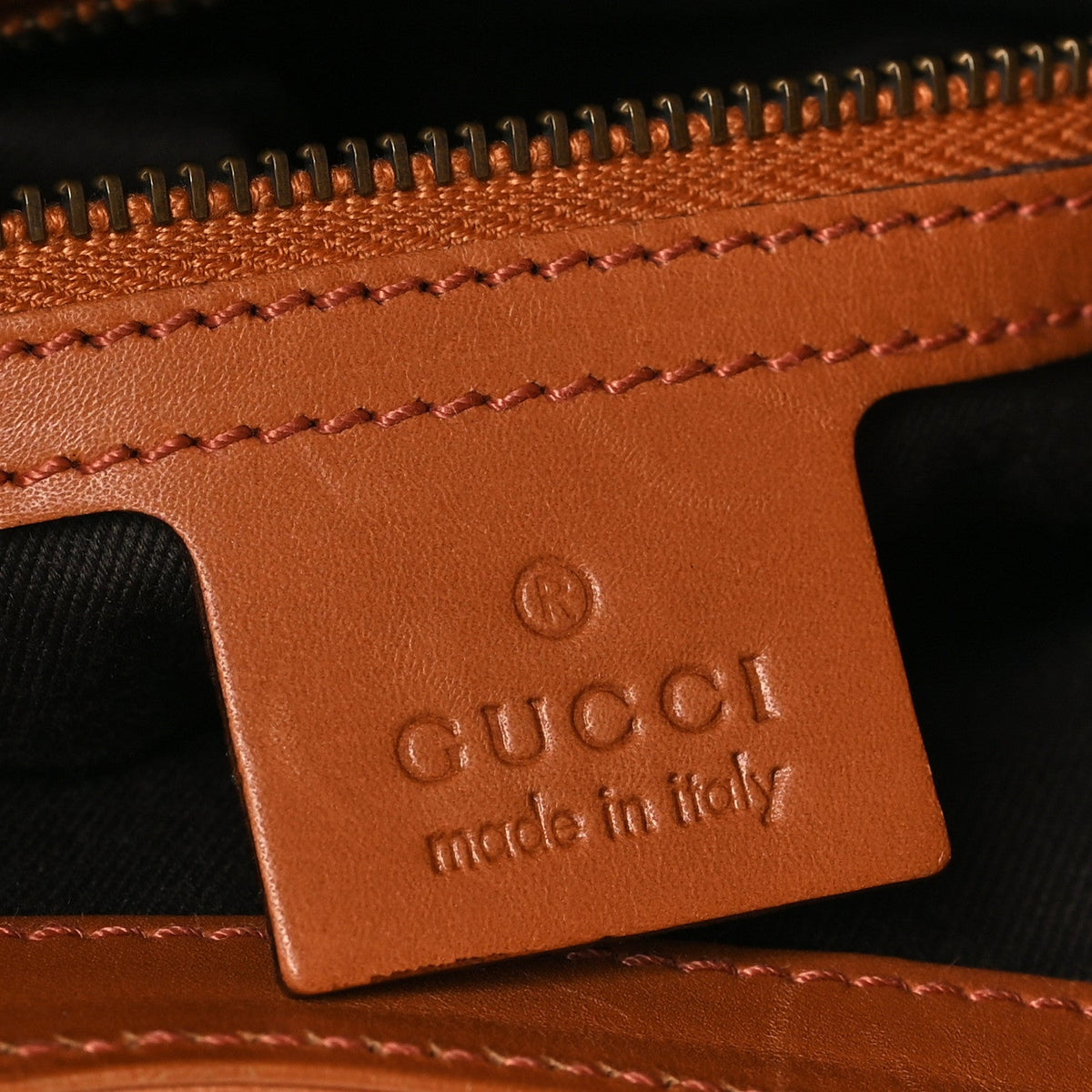 Gucci Calfskin Mini Piston Lock Jackie O Hobo Tan