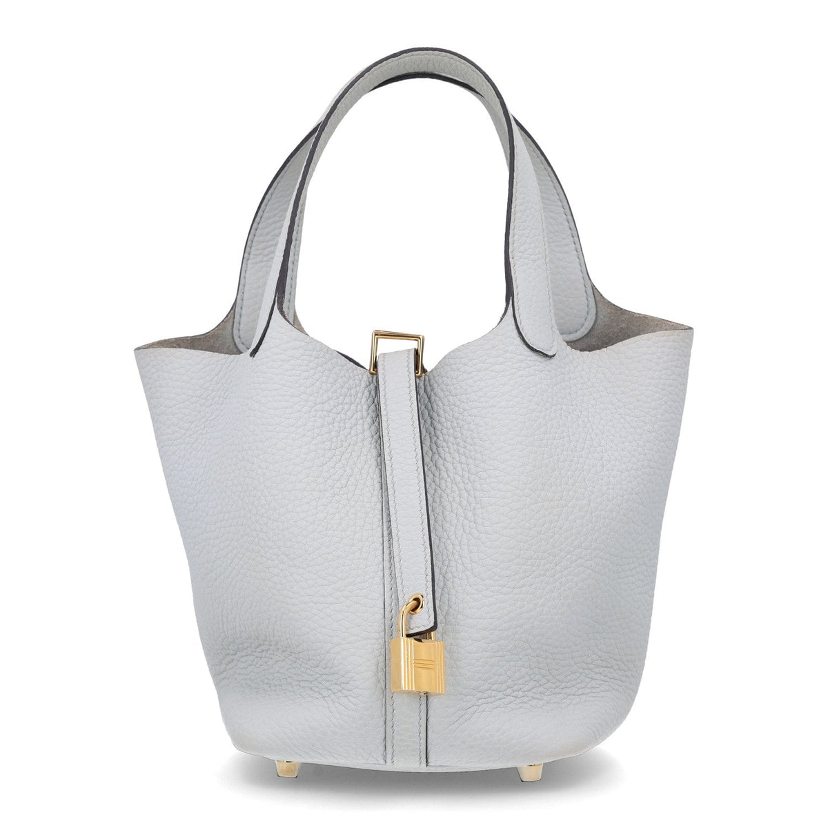 Taurillon Clemence Picotin Lock 18 Pm Bl Handbag