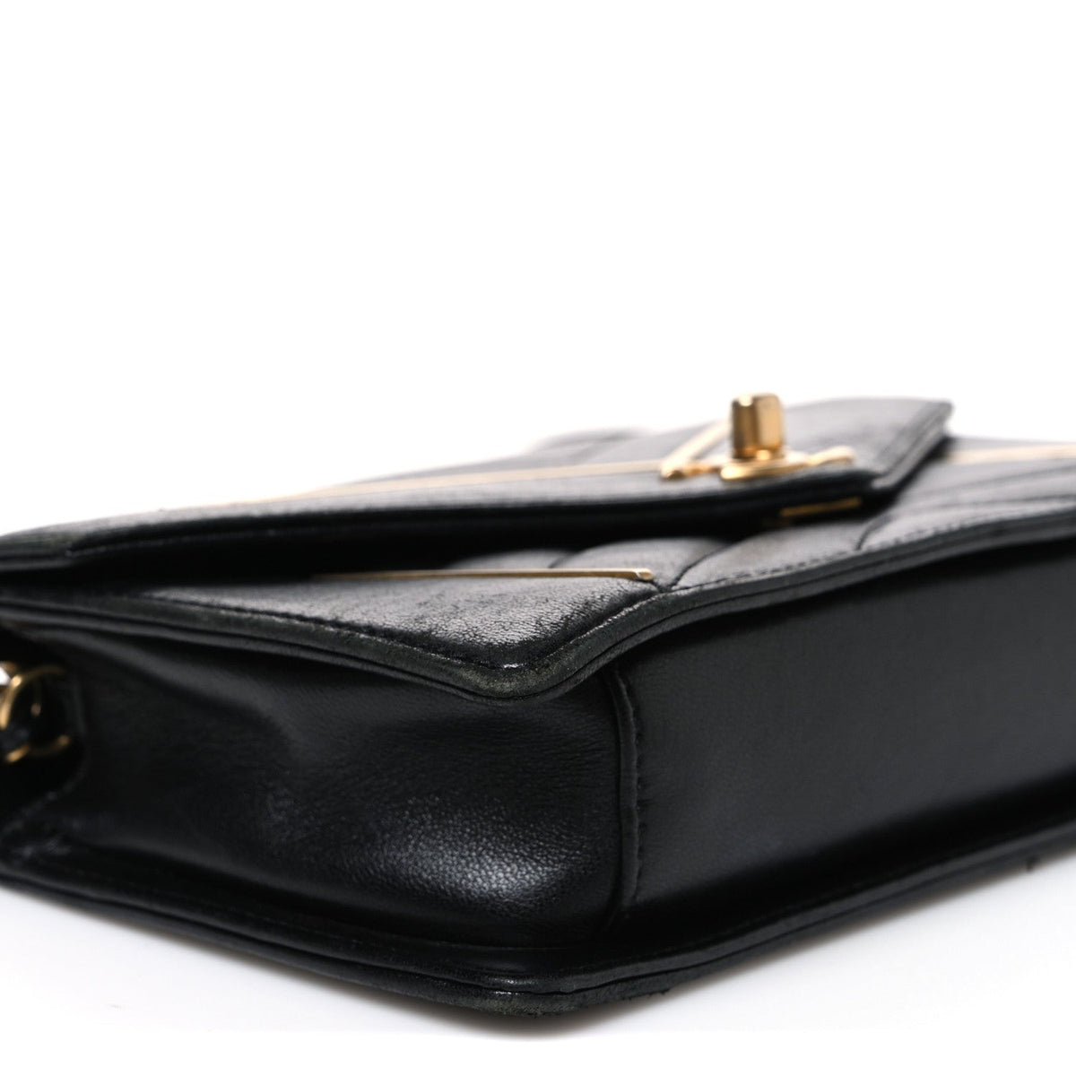 Quilted Lambskin Flap Shoulder Bag