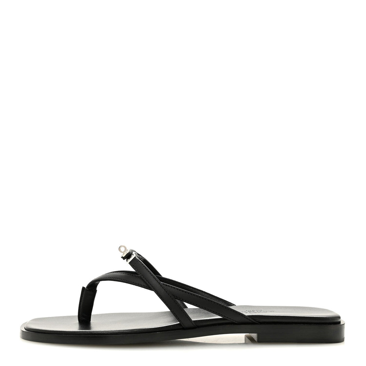 Calfskin Miss Sandals Black