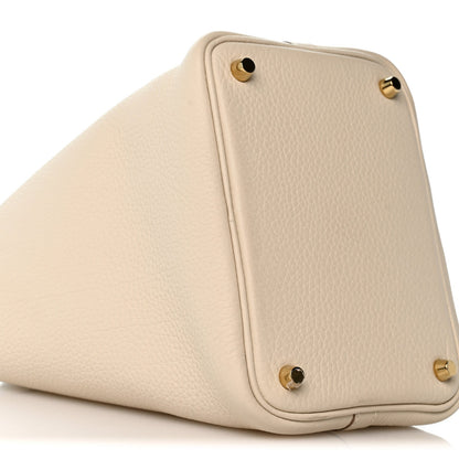 Taurillon Clemence Picotin Lock 18 Pm Cr Handbag