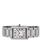 Cartier Stainless Steel 25mm Must de Cartier Tank Quartz Watch