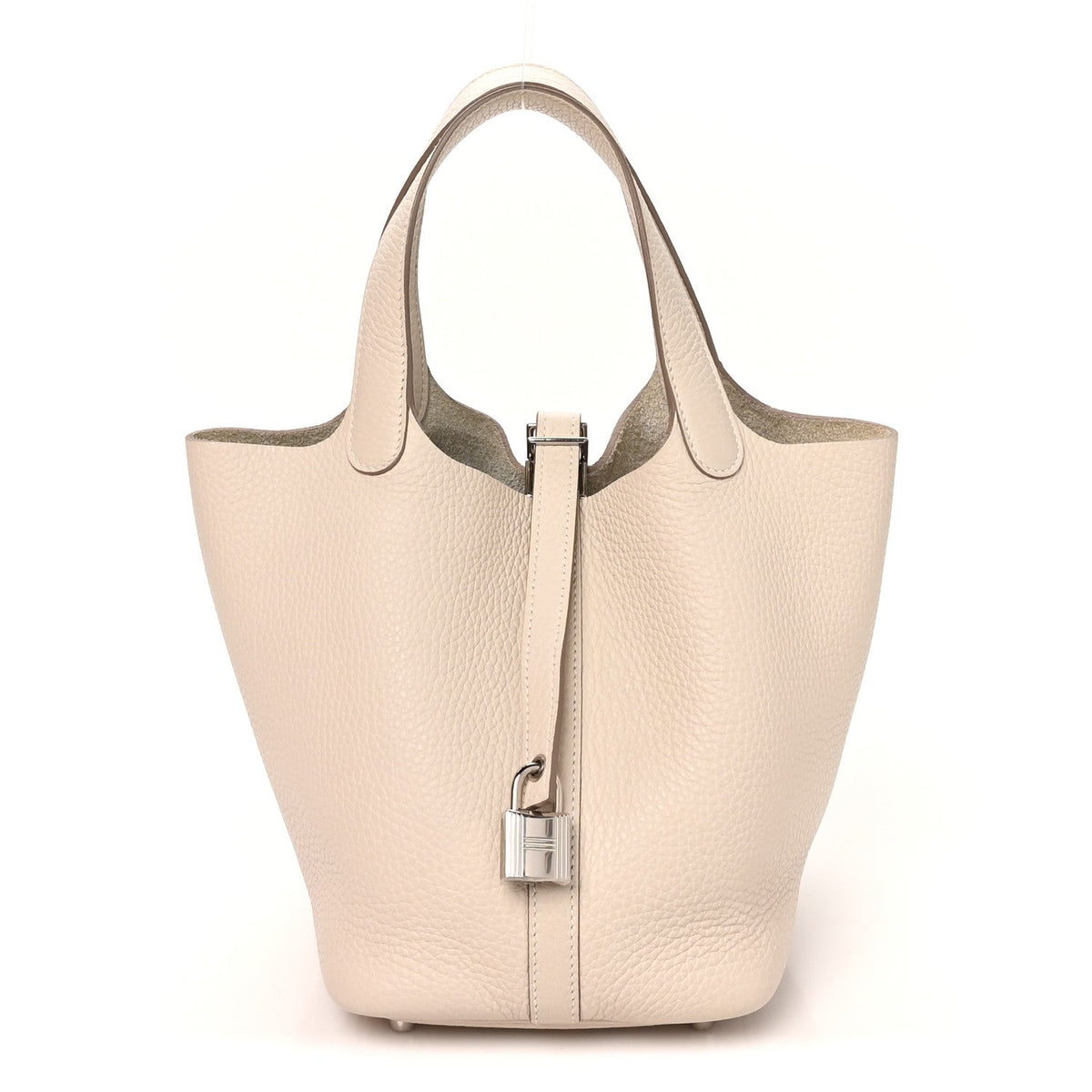 Taurillon Clemence Picotin Lock 18 Pm Cr Handbag