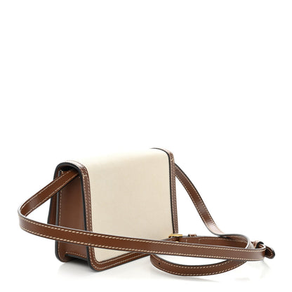 Mini Calfskin Canvas Handbag