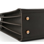 Saint Laurent Grained Calfskin Baby Sac De Jour Fog