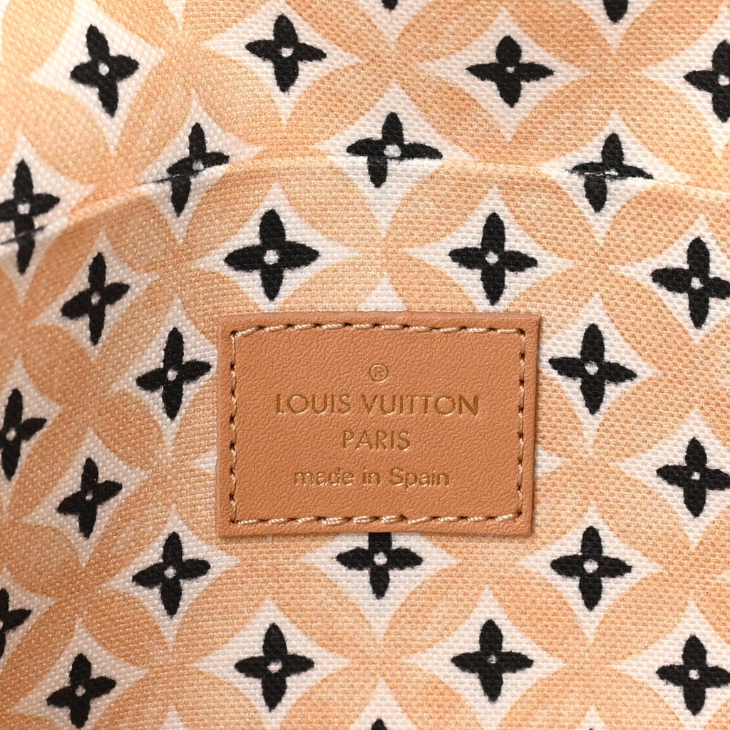 Louis Vuitton Monogram Giant Felicie Pochette Chain Wallet Beige