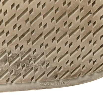 Hermès Crocodile Calfskin Women's Deep Sneakers 37.5 White Vert Jade