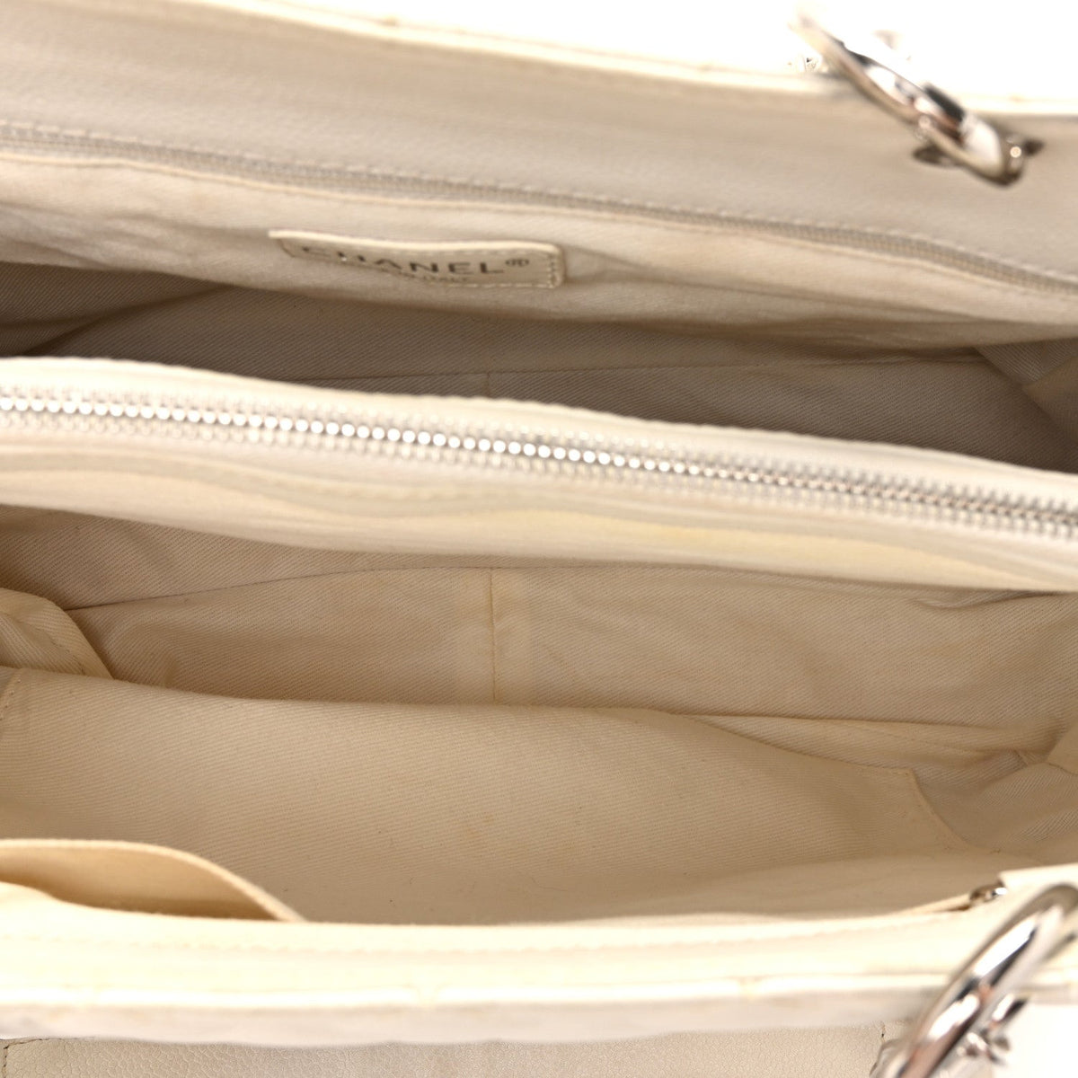 Quilted Caviar Tote Bag