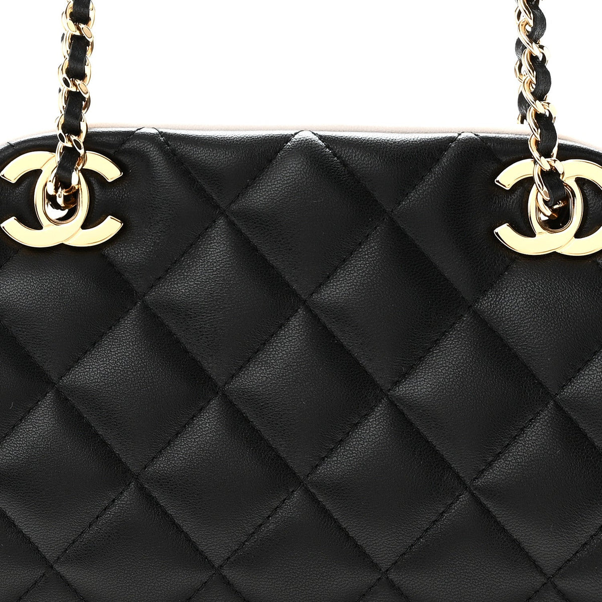 Quilted Lambskin Clutch Bag