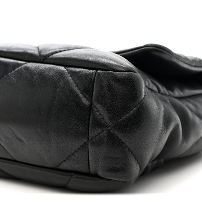 Medium Quilted Lambskin Flap Shoulder Bag