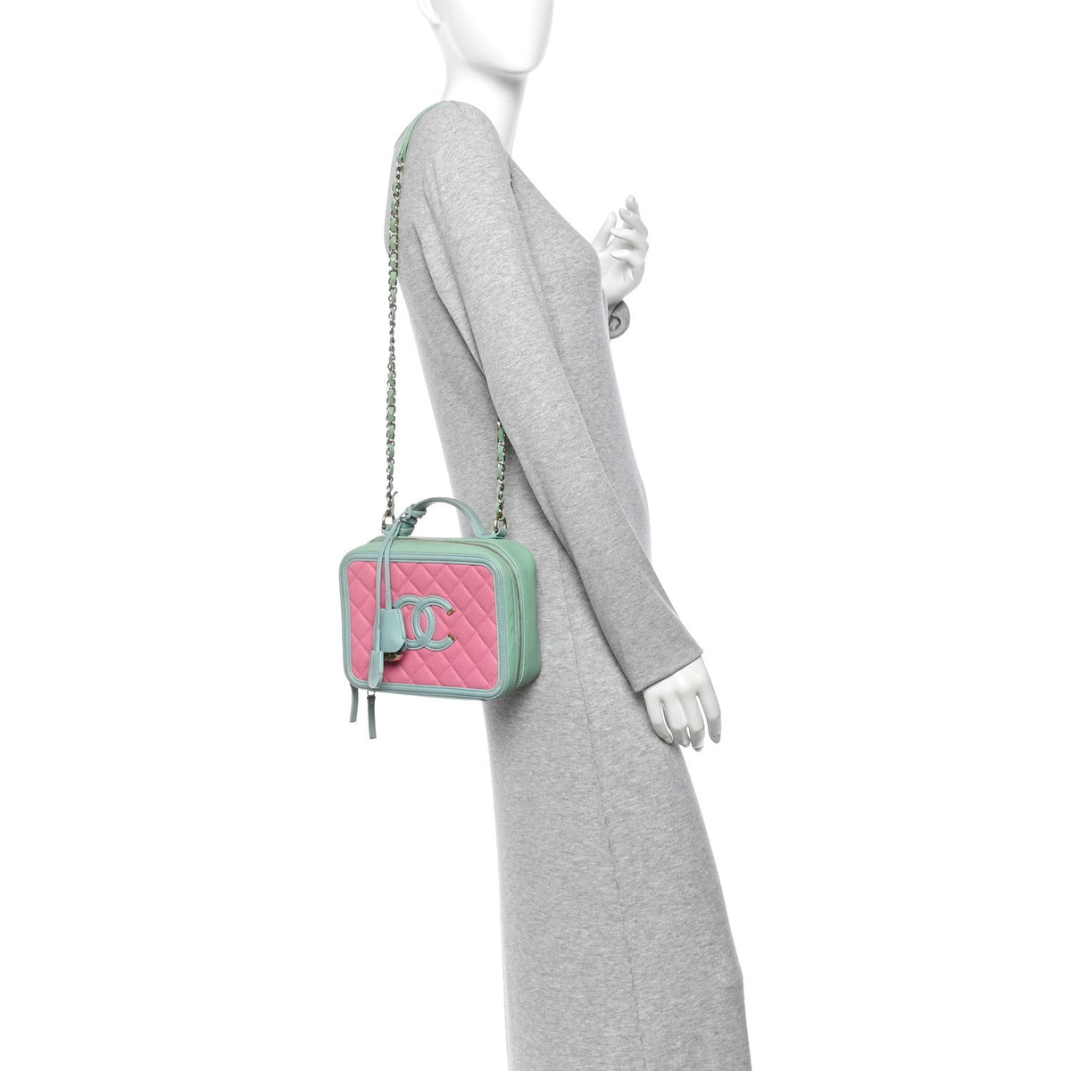 Medium Quilted Caviar Handbag