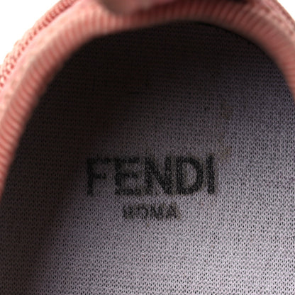 Fendi Corda FF Canvas Women's Promenade Low Top Sneakers 36.5 Pink