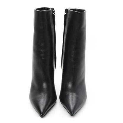 Saint Laurent Nappa Women's Vendome Opyum Ankle Boots 36 Black